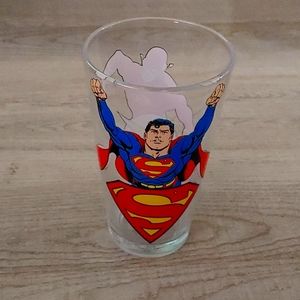 Superman & Flash justice league glass